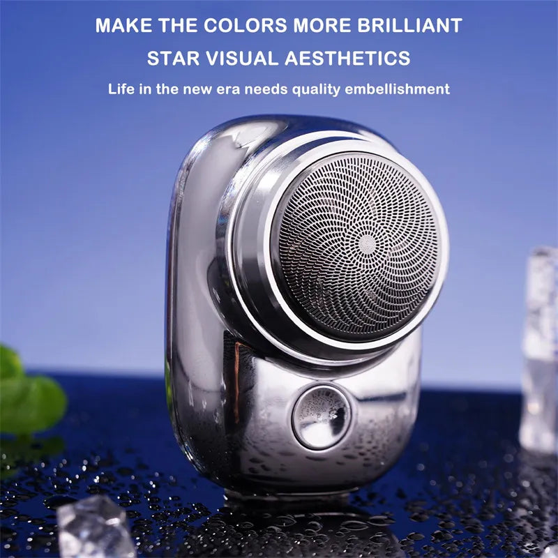 Mini Portable USB Rechargeable Electric Shaver ماكينة حلاقة كهربائية صغيرة محمولة قابلة للشحن عبر