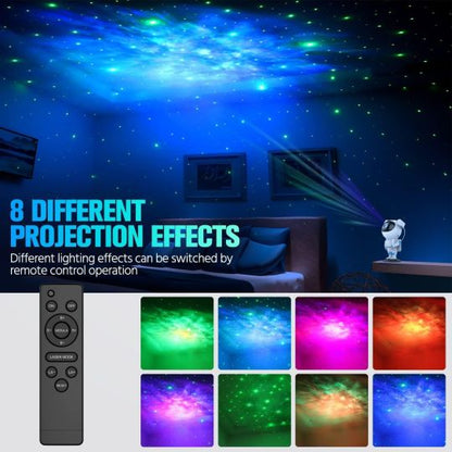 Astronaut Star Galaxy Projector Space Night Light - Transform Your Space into a Starry Galaxy