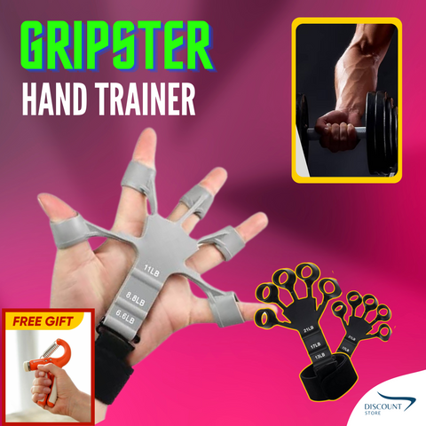 Metal-Hook Grip Strength Trainer - Adjustable Resistance Finger Exerciser for Athletes & Musicians