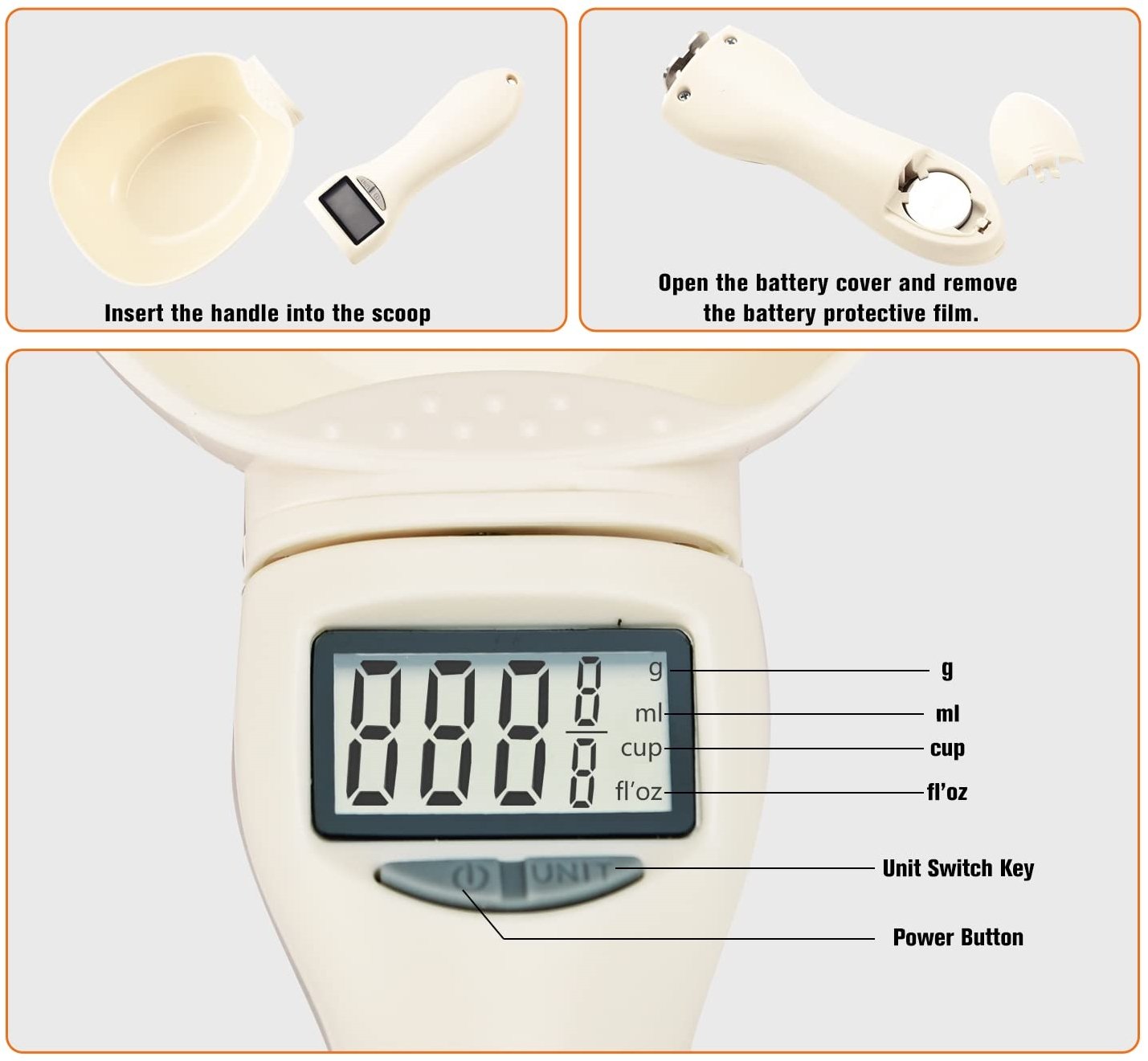 Food Measuring Spoon Scale