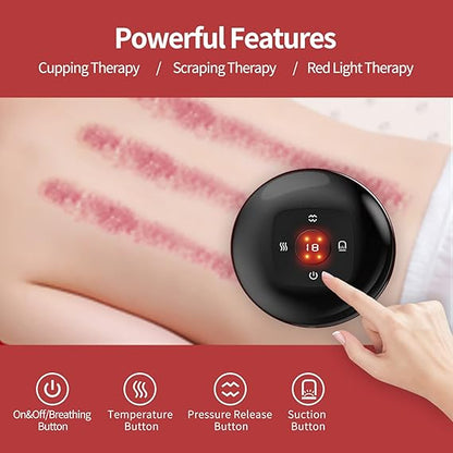 Smart Cupping Therapy Set 4-in-1 Rechargeable Electric Massager