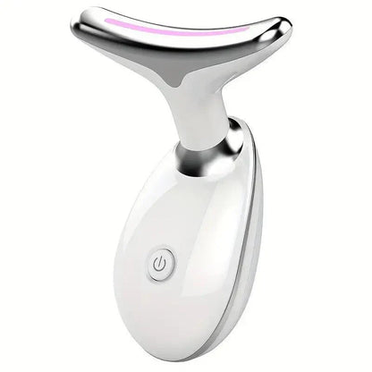 Rechargeable LED Facial and Neck Massage Instrument