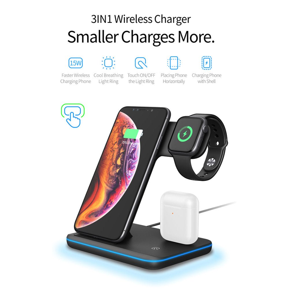 WIRELESS CHARGER STAND 3 IN 1