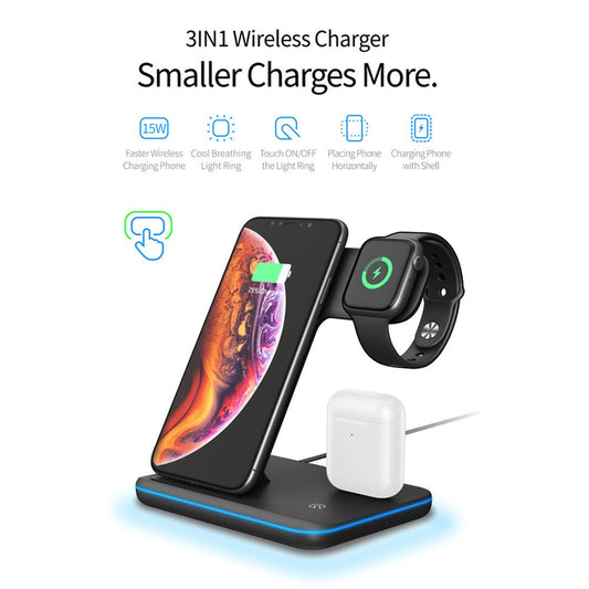 WIRELESS CHARGER STAND 3 IN 1